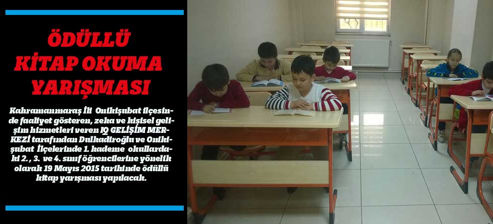 Ödüllü Kitap Okuma Yarışması