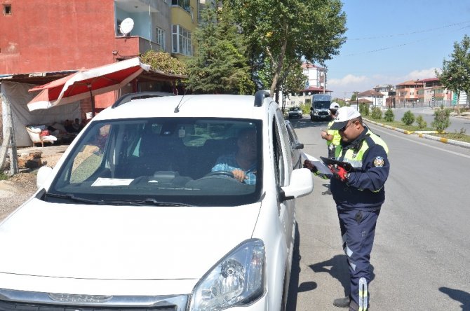 Elbistan’da "dumansız araç" denetimi yapıldı