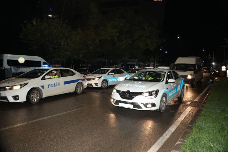 Gaziantep polisinden 1078 personel ve 81 ekip ile dev operasyon