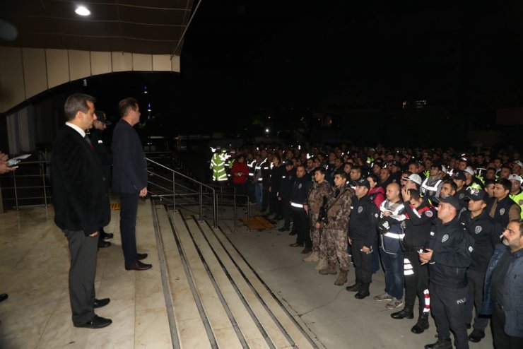 Gaziantep polisinden 1078 personel ve 81 ekip ile dev operasyon