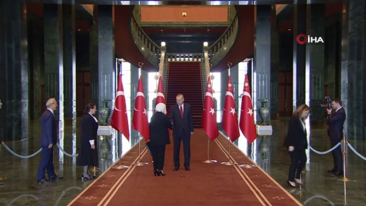 Cumhurbaşkanı Erdoğan, tebrikleri kabul etti