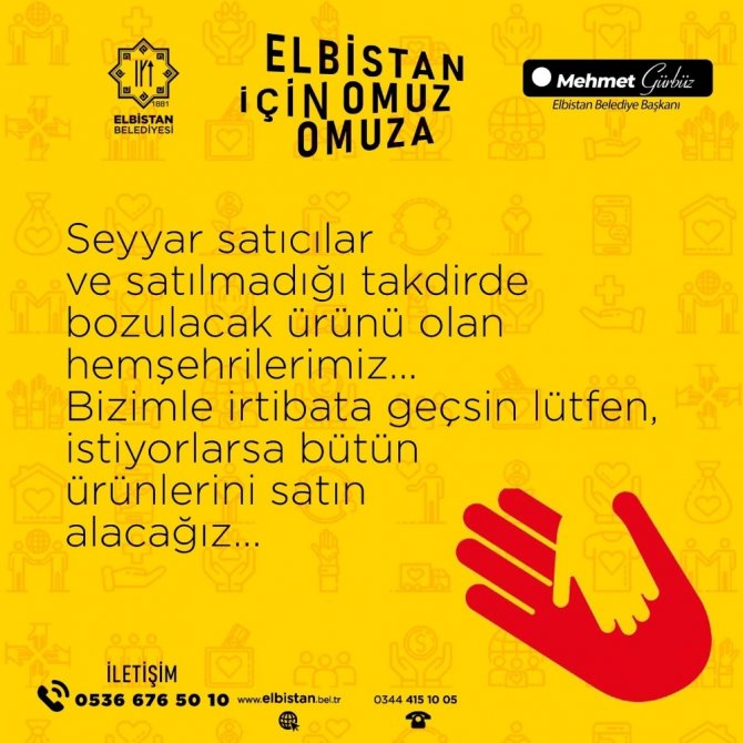 Elbistan Belediyesi Seyyar satıcıların satamadığı ürünleri satın alacak