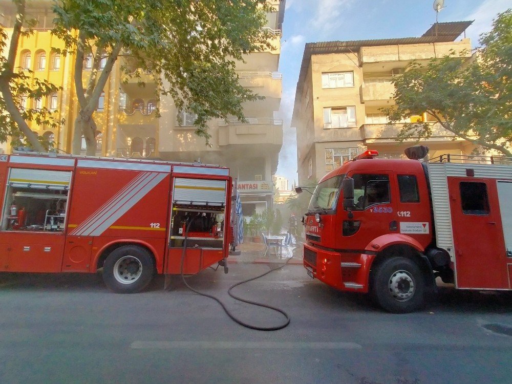 Kahramanmaraş'ta lokanta yandı